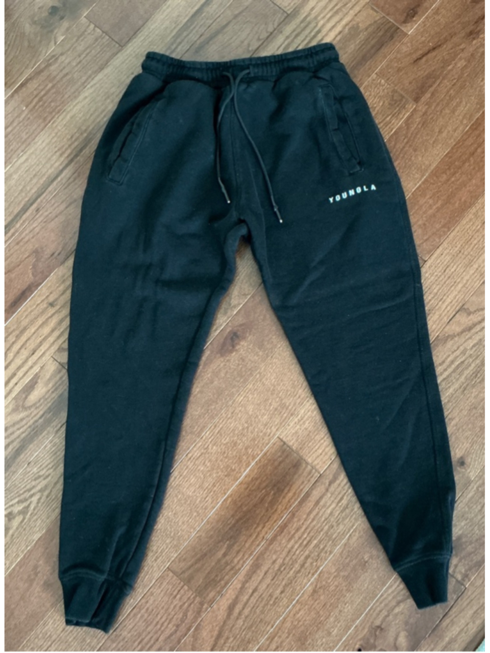 Men's YoungLA Black Sweatpants & Joggers Size S - Picture 3 of 8